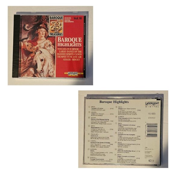 Lot of 7 Baroque‎ Treasuries CDs: Vol. 1, 4, 5, 7, 8, 9, & 10 - Picture 9 of 9